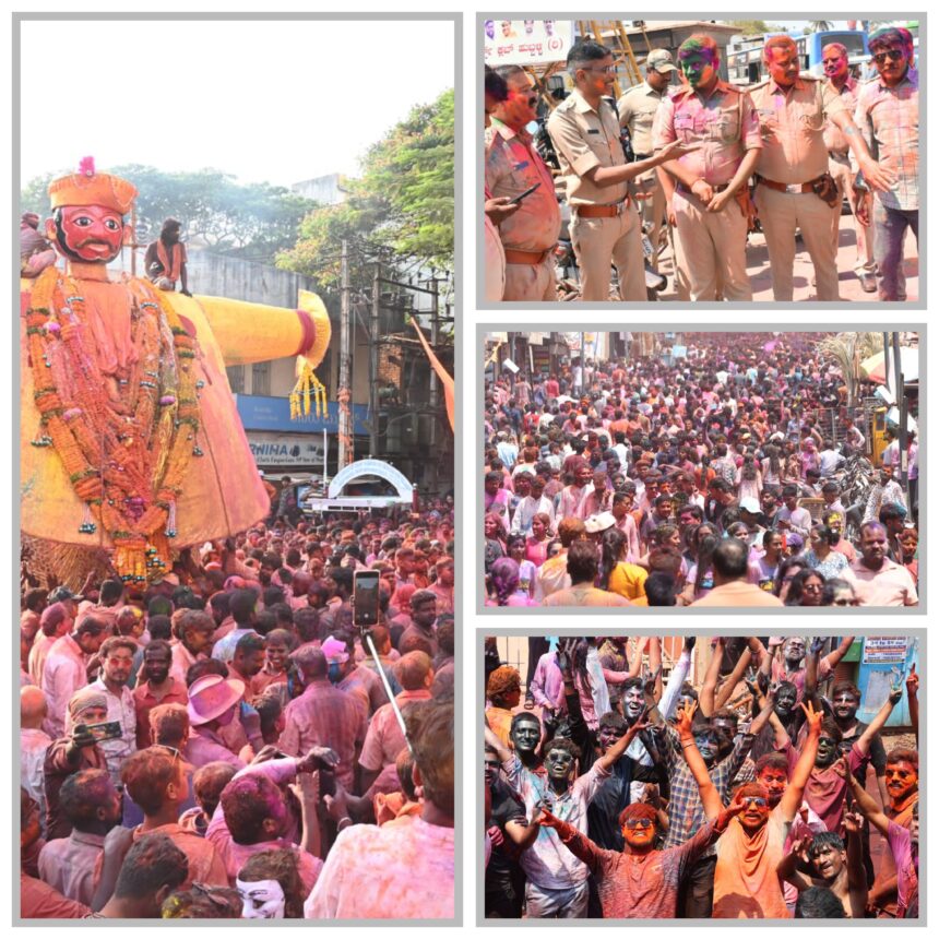 ಅಕ್ಷರಶಃ ‘ಓಕುಳಿಪುರ’ವಾಗಿ ರಂಗಿನಾಟದಲ್ಲಿ ಮಿಂದೆದ್ದ ಹುಬ್ಬಳ್ಳಿ