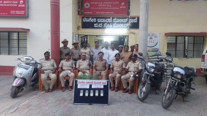 ಸಿನಿಮೀಯ ರೀತಿ ಕಾರ್ಯಾಚರಣೆ : ಐದು ಅಂತರ ಜಿಲ್ಲಾ ಕಳ್ಳರು ಅರೆಸ್ಟ್