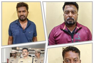 ಮನಗೂಳಿ ಕೆನರಾ ಬ್ಯಾಂಕ್ ದರೋಡೆ : ಹುಬ್ಬಳ್ಳಿ ಮೂಲದ ಮೂವರ ಸೆರೆ