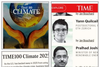 ವಿಶ್ವ ಪ್ರಸಿದ್ಧರ ಪಟ್ಟಿಯಲ್ಲಿ ಜೋಶಿ – ಹವಾಮಾನ ಸುಸ್ಥಿರತೆಯ ಪ್ರಭಾವಿ ನಾಯಕ