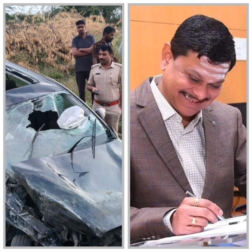 ಇನ್ನೋವಾ ಕಾರು ಪಲ್ಟಿ : ಐಎಎಸ್ ಅಧಿಕಾರಿ ಮಹಾಂತೇಶ ಬೀಳಗಿ ಸಹಿತ ಮೂವರ ಸಾವು