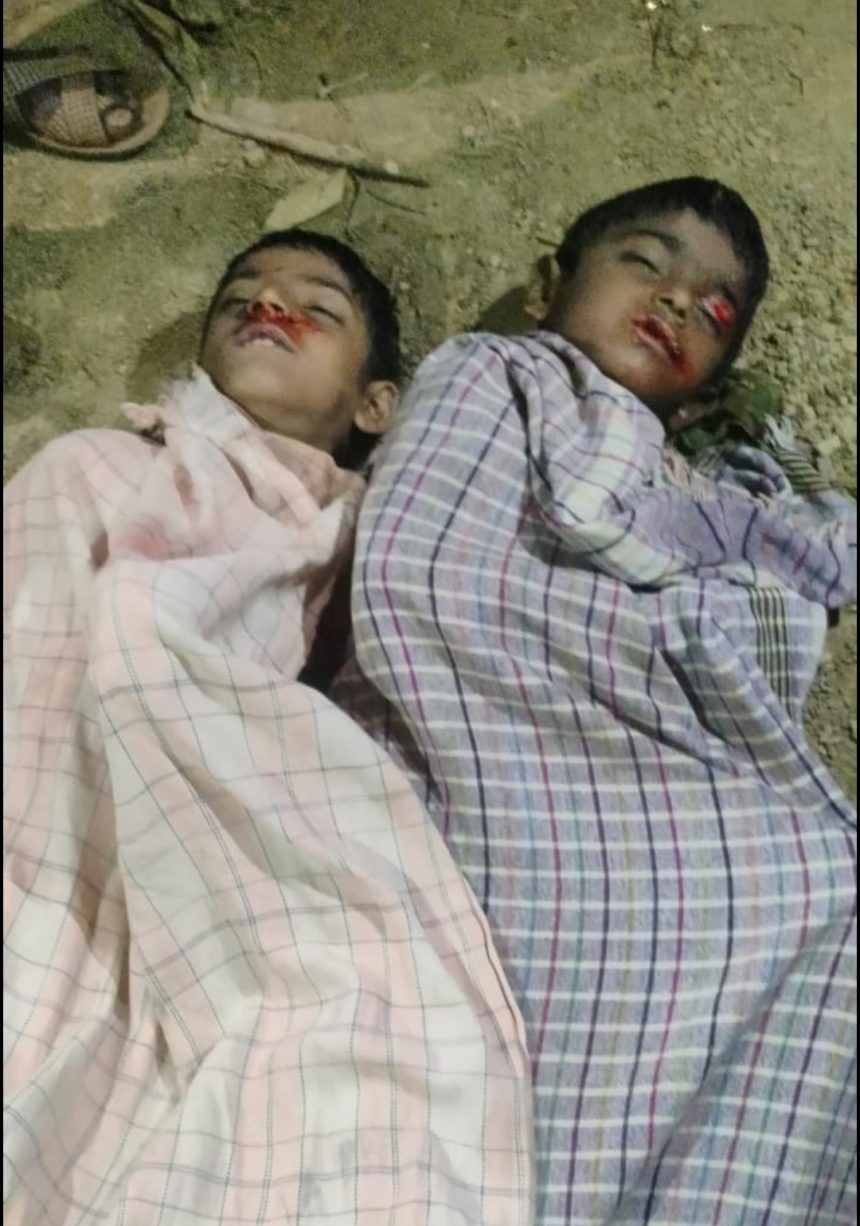 ನೀರಿನ ಗುಂಡಿಗೆ ಬಿದ್ದು ಏಳು ವರ್ಷದ ಬಾಲಕರಿಬ್ಬರು ಸಾವು