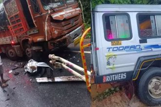 ಅರಬೈಲ ಘಟ್ಟದಲ್ಲಿ ಲಾರಿ–ಕ್ರೂಸರ್  ಮುಖಾಮುಖಿ ಡಿಕ್ಕಿ : ಏಳು ಸಾವು