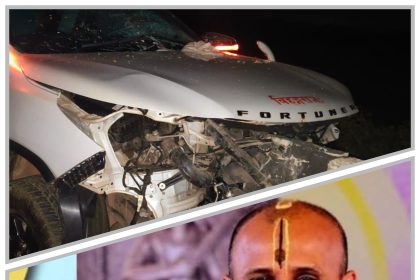 ತಡಸ ಬಳಿ ಉತ್ತರಾದಿ ಮಠಾಧೀಶರು ಪ್ರಯಾಣಿಸುತ್ತಿದ್ದ ಕಾರು ಅಪಘಾತ: ಸ್ವಾಮೀಜಿಗೆ ಸಣ್ಣ ಪುಟ್ಟ ಗಾಯ